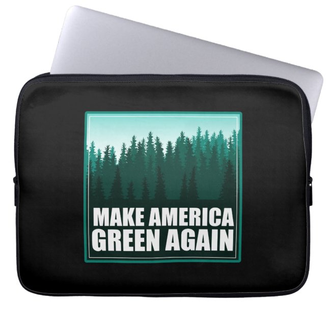 Amerika wieder grün machen laptopschutzhülle (Vorderseite)