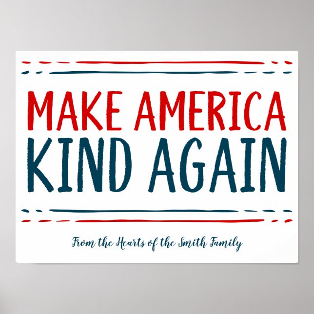 Amerika wieder gutmachen poster (Vorne)