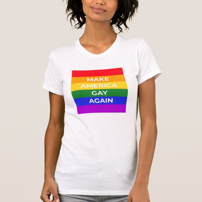 Amerika wieder schwach machen T-Shirt (Vorderseite)