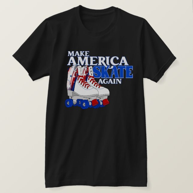Amerika wieder Skate machen T-Shirt (Design vorne)