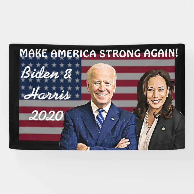 Amerika wieder stark machen Biden und Harris 2020 Banner (Horizontal)