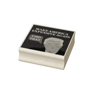 Amerika wieder teuer machen - Briefmarke Gummistempel