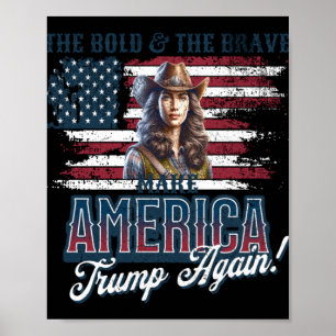 Amerika wieder Trump Poster