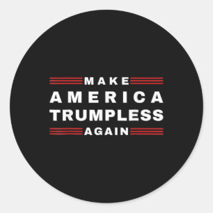 Amerika wieder Trumpf im Jahr 2024 Funny T-Shirt B Runder Aufkleber