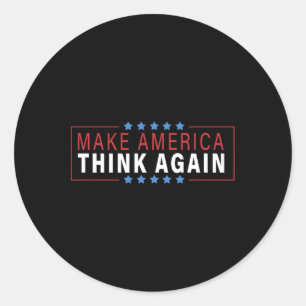Amerika wieder über protestantische Shirts für Män Runder Aufkleber