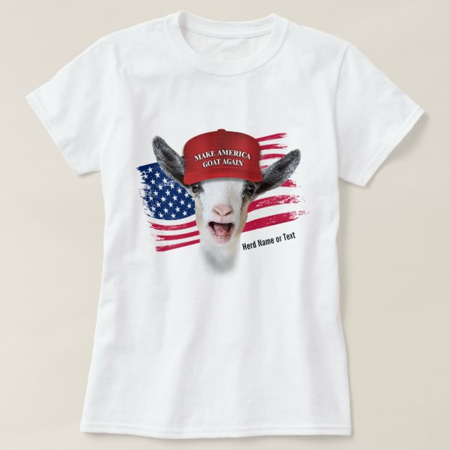 Amerika wieder zum nigerianischen Zwerg bringen T-Shirt (Design vorne)