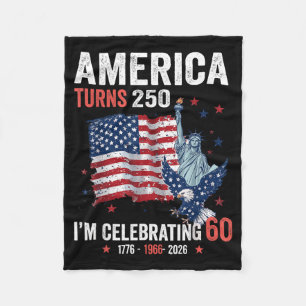 Amerika wird 250 und feiert 60 patriotische fleecedecke