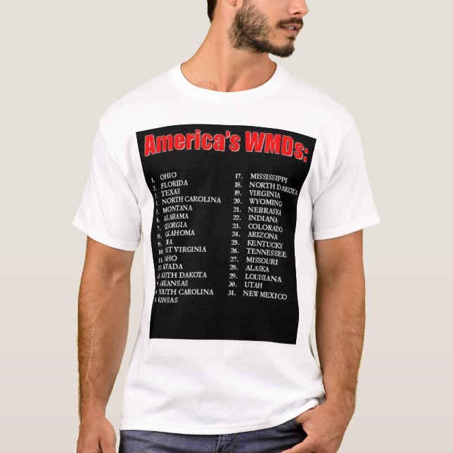 Amerika WMDs T-Shirt (Vorderseite)