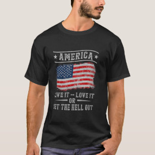 Amerika wohnt es Liebe oder holt den 4. T-Shirt