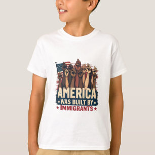 Amerika wurde von Immigranten erbaut, Trump-Demokr T-Shirt