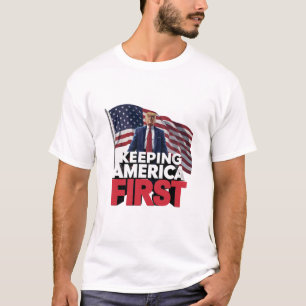Amerika zuerst behalten T-Shirt