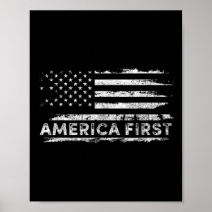 Amerika zuerst, Don an einem neuen Tag, Donald Tru Poster