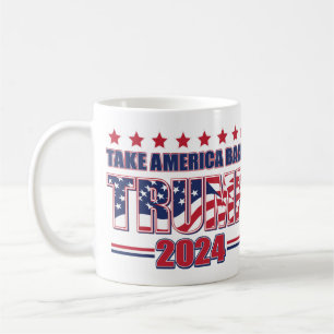 Amerika zurück Trump 2024 Kaffeetasse