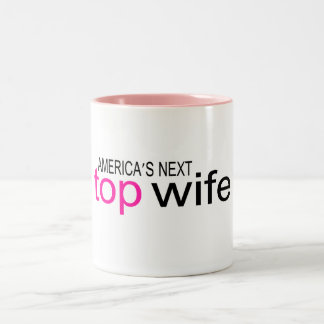Amerikafolgende SpitzenEhefrau Zweifarbige Tasse