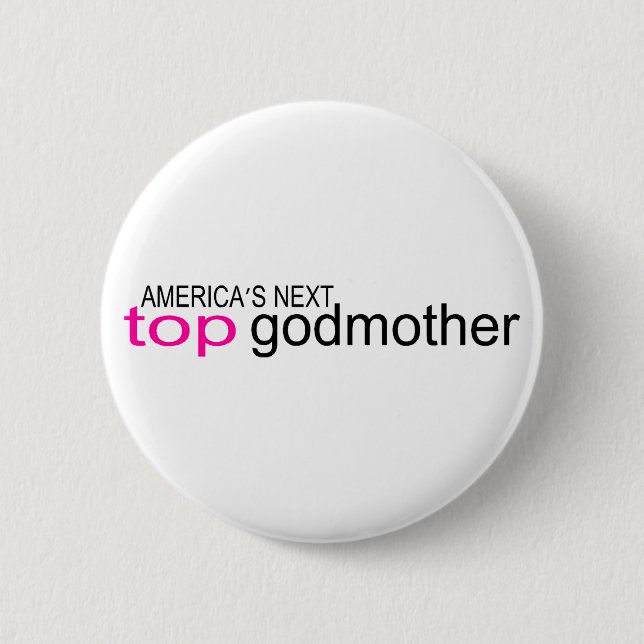 Amerikafolgende Spitzenpatin Button (Vorderseite)