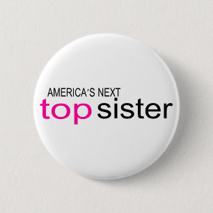 Amerikafolgende Spitzenschwester Button