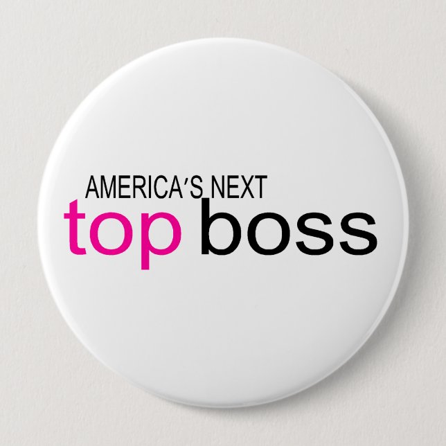 Amerikafolgender Spitzenchef Button (Vorderseite)
