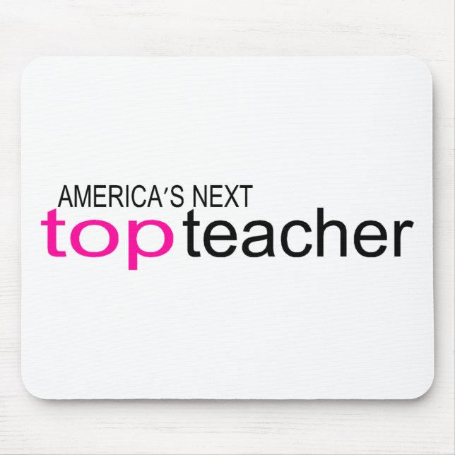 Amerikafolgender Spitzenlehrer Mousepad (Vorne)