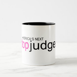 Amerikafolgender Spitzenrichter Zweifarbige Tasse