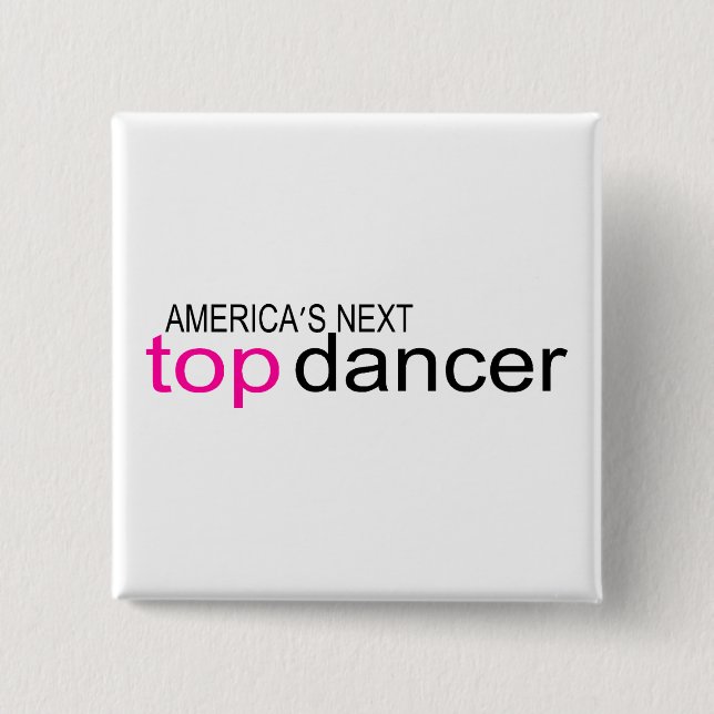 Amerikafolgender Spitzentänzer Button (Vorderseite)