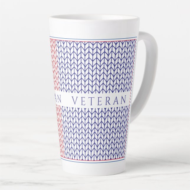 "AMERIKAN VETERAN" Große Tasse (Rechte Ecke)