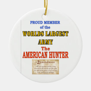 AMERIKAN VETERAN KERAMIKORNAMENT