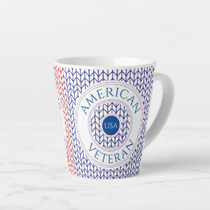 AMERIKAN VETERAN Latte Tasse