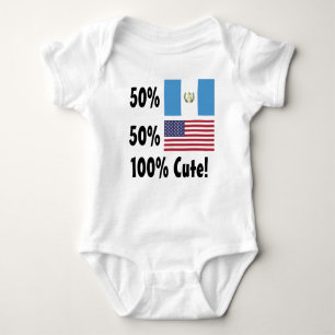 Amerikaner 100% 50% Guatemalteke-50% niedlich Baby Strampler
