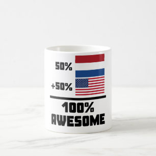 Amerikaner 100% 50% Holländer-50% fantastisch Tasse