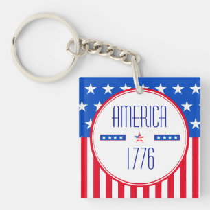 Amerikaner 1776 patriotisch schlüsselanhänger
