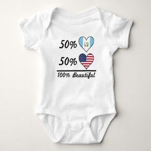 Amerikaner 50% Guatemalteke-50% 100% schön Baby Strampler