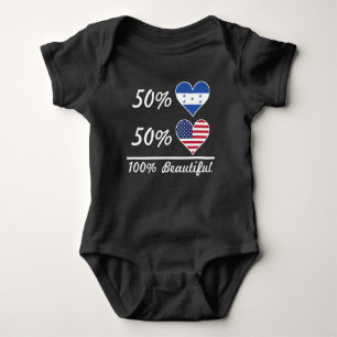 Amerikaner 50% Honduraner-50% 100% schön Baby Strampler