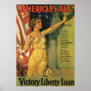 Amerikaner alle 1919 ~by Howard Chandler Christy W Poster