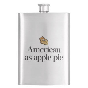 Amerikaner als Apfelkuchen Flachmann