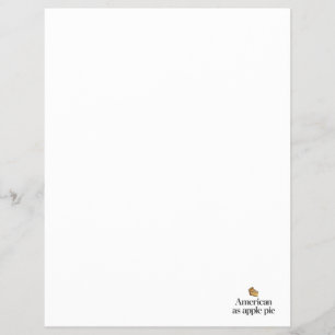 Amerikaner als Apple Pie Flyer