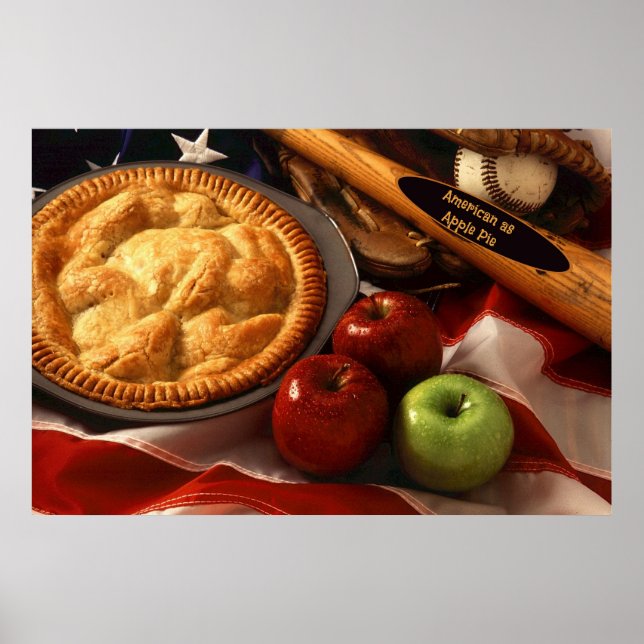 Amerikaner als Apple Pie Poster (Vorne)