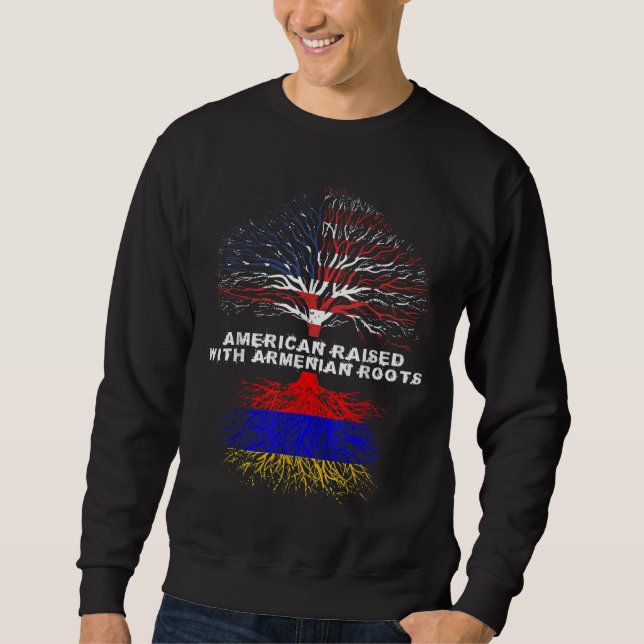 Amerikaner aufgewachsen mit Armenien-Wurzeln Armen Sweatshirt (Vorderseite)