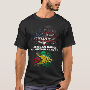 Amerikaner aufgewachsen mit Guyana Roots Guyana T-Shirt