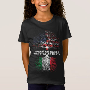 Amerikaner aufgewachsen mit Italienisch Roots Ital T-Shirt