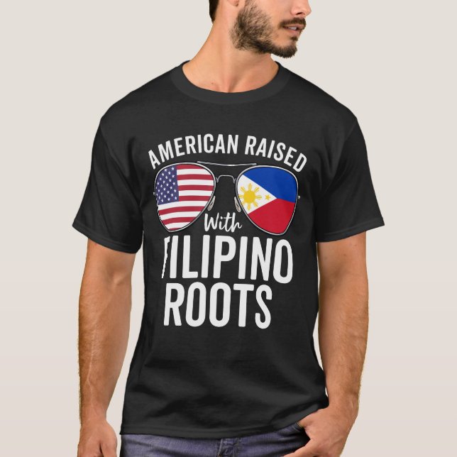 Amerikaner aufgewachsen mit philippinischen Roots  T-Shirt (Vorderseite)