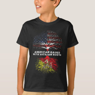 Amerikaner aufgewachsen mit sizilianischen Roots S T-Shirt
