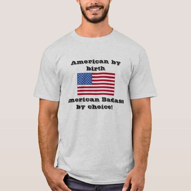 Amerikaner Badass T-Shirt (Vorderseite)