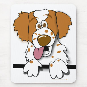 Amerikaner-Bretagnespaniel-niedlicher Cartoon-Hund Mousepad