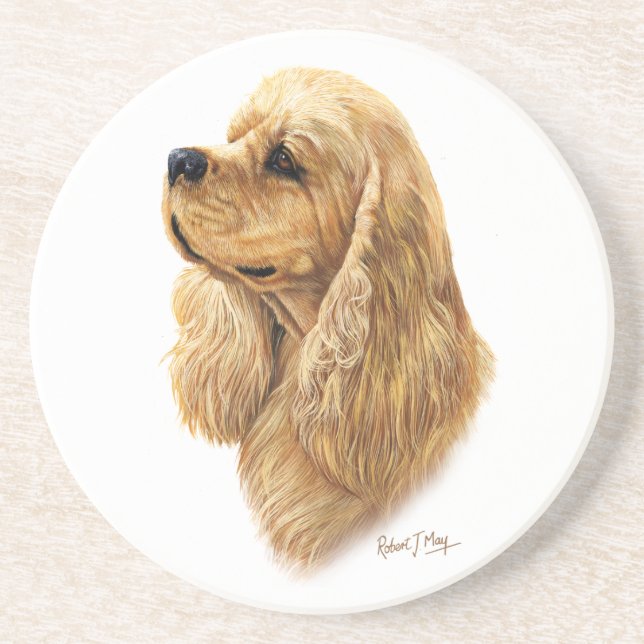 Amerikaner Cocker spaniel Untersetzer (Vorne)