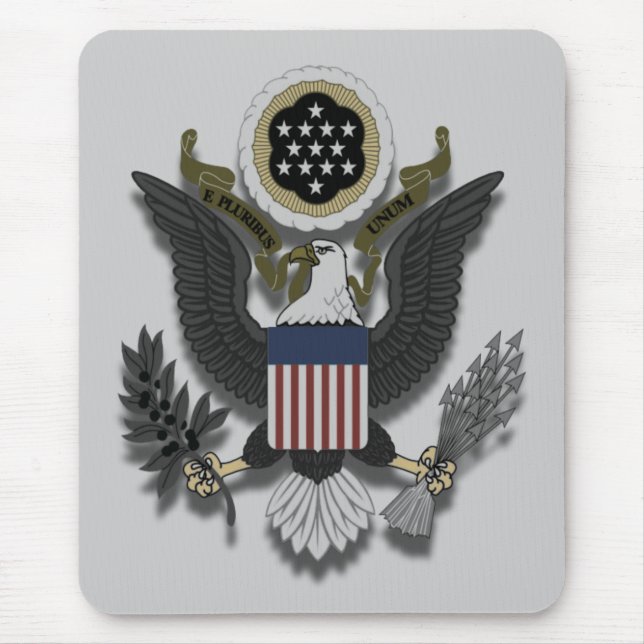 Amerikaner Eagle E Pluribus Unum Mousepad (Vorne)