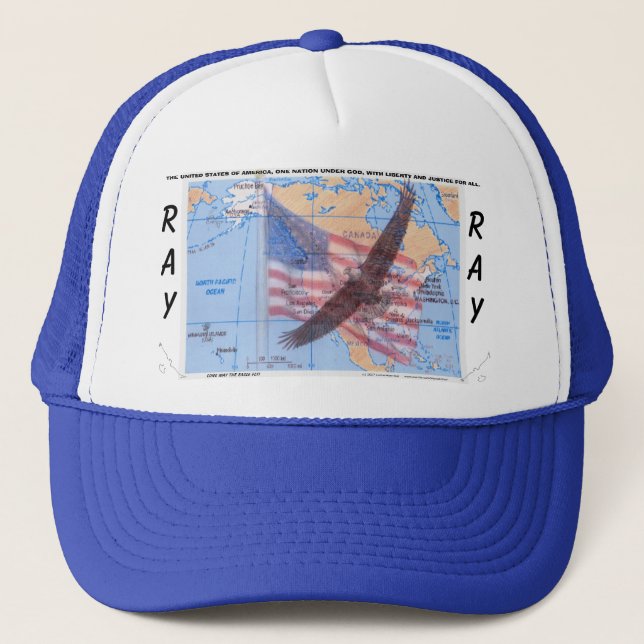 AMERIKANER-EAGLE-HUT TRUCKERKAPPE (Vorderseite)