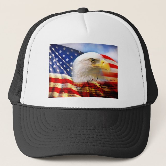 AMERIKANER EAGLE TRUCKERKAPPE (Vorderseite)