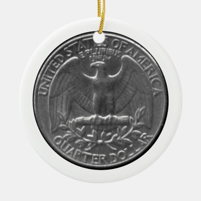 Amerikaner-Eagle-Viertel Keramikornament (Vorne)