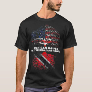 Amerikaner erhoben mit Trinidadian Roots Trinidad T-Shirt