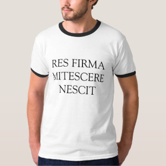 Amerikaner-Flyer Res FIRMA MITESCERE NESCIT T-Shirt